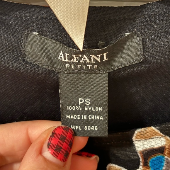 Alfani Multicolor Camouflage Top - Picture 4 of 7